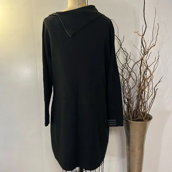 Lole long sleeve zipper neck midi dress with pockets - Picture 4 of 6